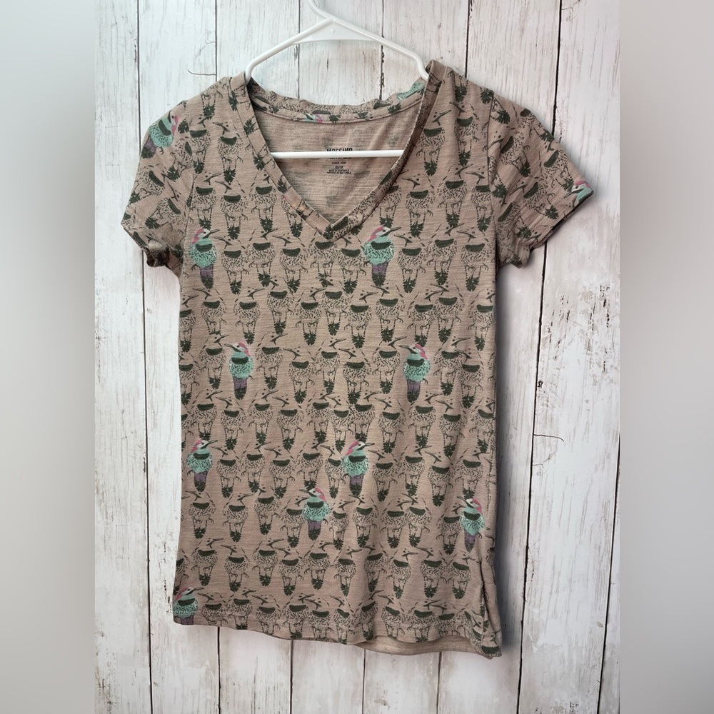 Mossimo Supply Co. Gray Fitted Short Sleeve T-Shirt size XS
